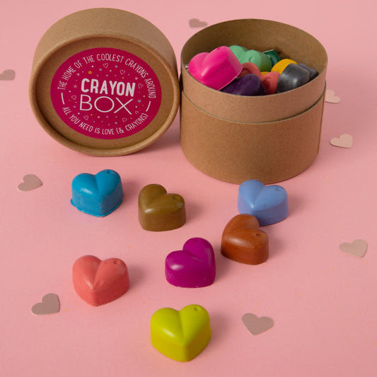 Valentines Heart Crayons