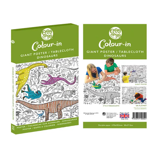 Dinosaurs colouring table cloth/Giant poster