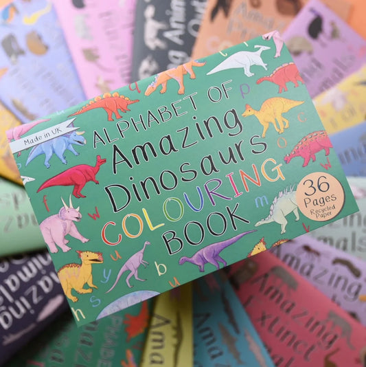 Amazing Dinosaurs colouring book